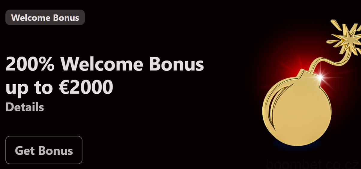 Boombet Casino Uvítací Bonus